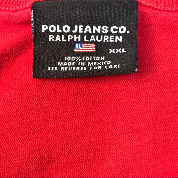 Ralph Lauren Men’s USA Flag Red Sleeveless Cotton Tank Top Size XXL - Picture 3 of 7